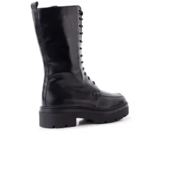 Tall Boots-L'INTERVALLE Abruzzi Black Leather