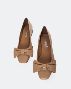 Ballerinas-L'INTERVALLE Admiralty Camel Leather