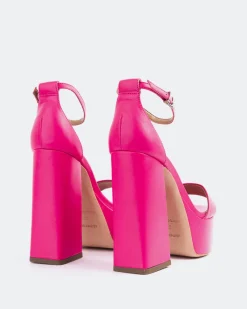 Platform-L'INTERVALLE Adriene Fucshia Leather