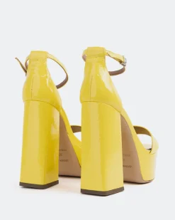 Platform-L'INTERVALLE Adriene Yellow Naplack
