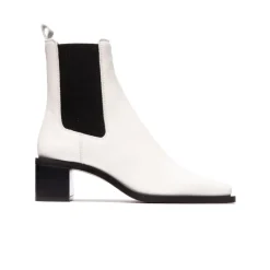 Chelsea|Ankle Boots-L'INTERVALLE Albans White Leather