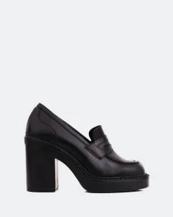 Loafers-L'INTERVALLE Allington Black Leather