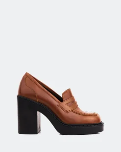 Loafers-L'INTERVALLE Allington Tan Leather