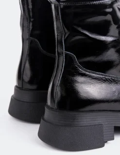 Lace-up|Ankle Boots-L'INTERVALLE Almagro Black Naplack