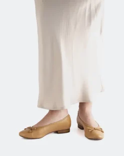 Ballerinas-L'INTERVALLE Alona Camel Leather