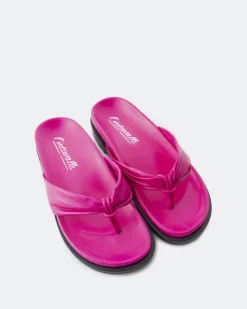 Flats-L'INTERVALLE Aminta Fuchsia Leather
