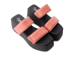 Wedges-L'INTERVALLE Amore Pink Leather