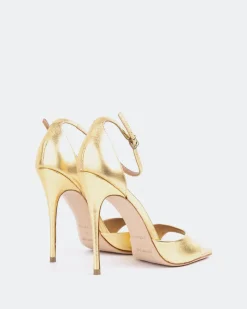 High Heels-L'INTERVALLE Analu Gold Metal