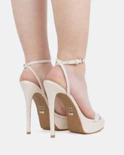 Platform|High Heels-L'INTERVALLE Anguila Off White Leather