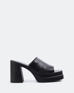 Platform-L'INTERVALLE Aprilia Black Leather