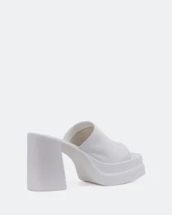 Platform-L'INTERVALLE Aprilia White Leather