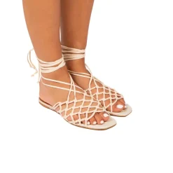 Flats-L'INTERVALLE Arc Off White Rope