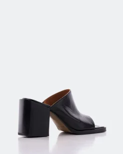 Mules-L'INTERVALLE Arleth Black Leather