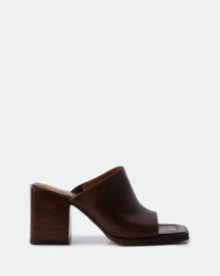 Mules-L'INTERVALLE Arleth Chestnut Leather
