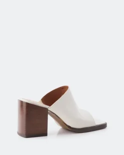 Mules-L'INTERVALLE Arleth Off White Leather