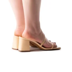 Mid Heels-L'INTERVALLE Armona Nude Leather