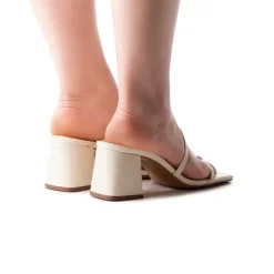 Mid Heels-L'INTERVALLE Armona Off White Leather