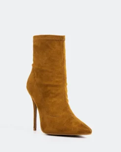 Ankle Boots-L'INTERVALLE Aya Camel Suede