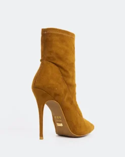 Ankle Boots-L'INTERVALLE Aya Camel Suede