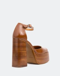 Platforms-L'INTERVALLE Azucar Tan Leather