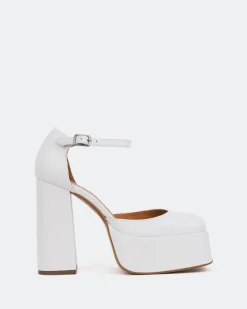 Platforms-L'INTERVALLE Azucar White Leather