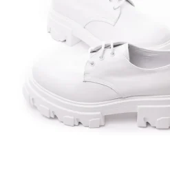 Lace-up-L'INTERVALLE Baku White Leather