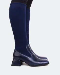 Stretch|Chelsea-L'INTERVALLE Bayeux Navy Knit Stretch