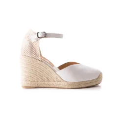 Espadrilles-L'INTERVALLE Beatrice White Leather
