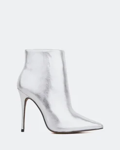 Ankle Boots-L'INTERVALLE Beauty Silver Metal