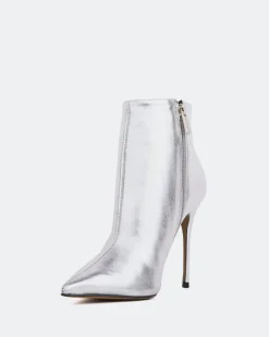 Ankle Boots-L'INTERVALLE Beauty Silver Metal