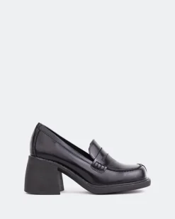 Loafers-L'INTERVALLE Beckam Black Leather