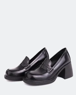 Loafers-L'INTERVALLE Beckam Black Leather