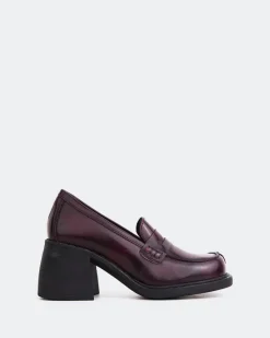 Loafers-L'INTERVALLE Beckam Burgundy