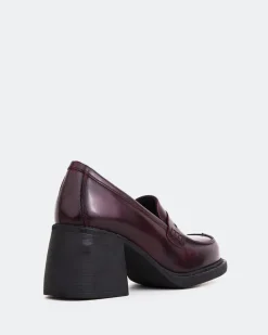 Loafers-L'INTERVALLE Beckam Burgundy