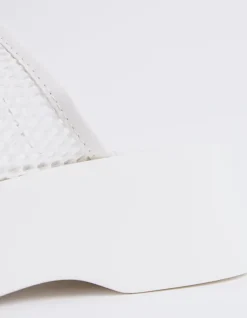 Platform-L'INTERVALLE Believe White Crochet