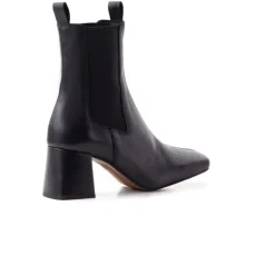 Chelsea|Ankle Boots-L'INTERVALLE Belvedere Black Leather