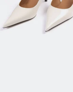 Slingbacks-L'INTERVALLE Berkely Off White Patent