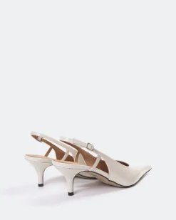 Slingbacks-L'INTERVALLE Berkely Off White Patent