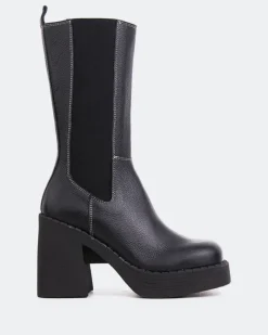 Platform|Chelsea-L'INTERVALLE Bexley Black Leather