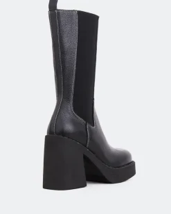 Platform|Chelsea-L'INTERVALLE Bexley Black Leather