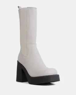 Chelsea|Ankle Boots-L'INTERVALLE Bexley Off White Leather