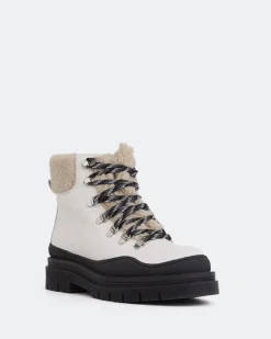 Lace-up|Ankle Boots-L'INTERVALLE Blues Beige Leather