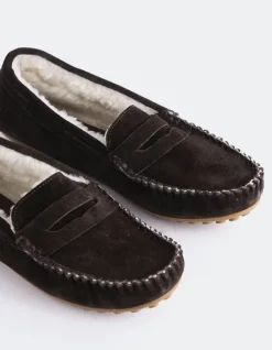 Loafers-L'INTERVALLE Bobble Brown Suede