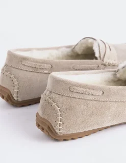 Loafers-L'INTERVALLE Bobble Taupe Suede