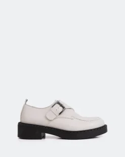 Loafers-L'INTERVALLE Bolton Off White Leather