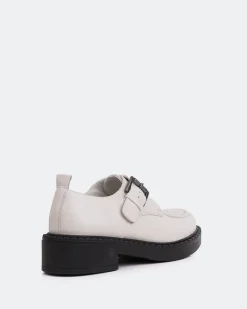 Loafers-L'INTERVALLE Bolton Off White Leather