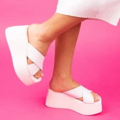 Wedges-L'INTERVALLE Boo Pink Leather