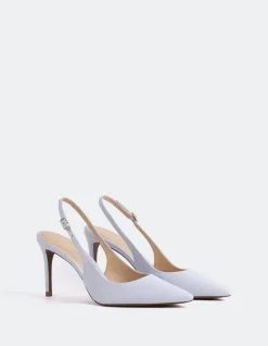 Slingbacks-L'INTERVALLE Borage Lt. Blue Leather