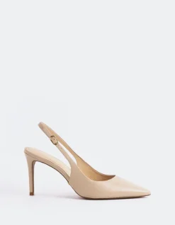 Slingbacks-L'INTERVALLE Borage Nude Leather