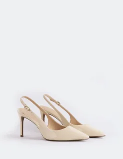 Slingbacks-L'INTERVALLE Borage Nude Patent